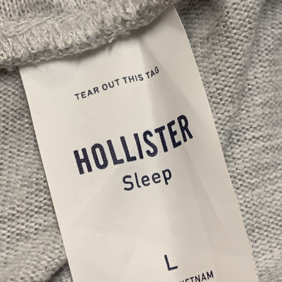 NWT lHollister Cozy Knit Foldover Waist Sleep‎ Lounge Flare Soft Pajama Pants - Picture 7 of 9